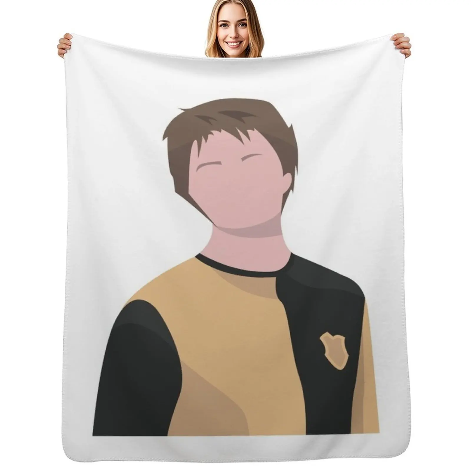 Manta decorativa Cedric Diggory, manta cálida y elegante para sala de estar y dormitorio