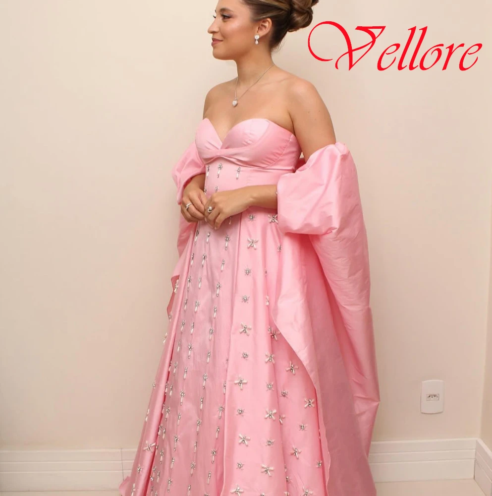 فستان سهرة على شكل قلب عالي الجودة مخصص، فستان كوكتيل كلاسيكي من الساتان، فساتين مناسبة خاصة من الكريستال بدون أكمام #1