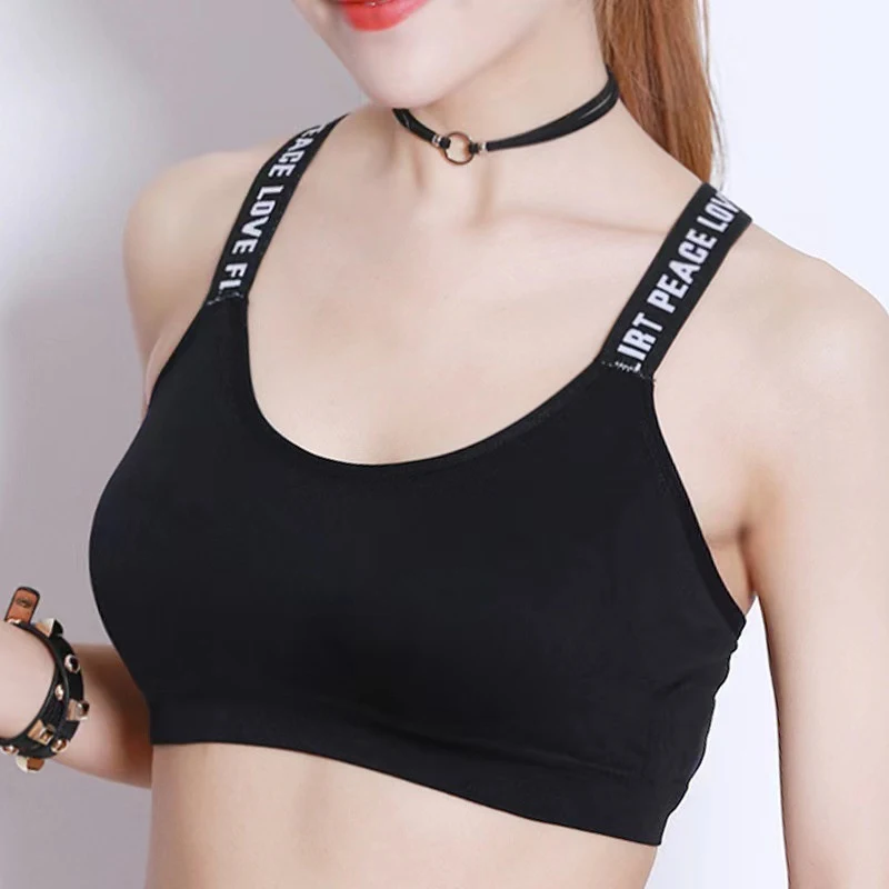 Sexy Sports Bra Tops para Mulheres, Gym Top, Almofada de Yoga Fitness, Colete Sportswear, Regatas, Sutiãs Push Up Sports, Roupa interior