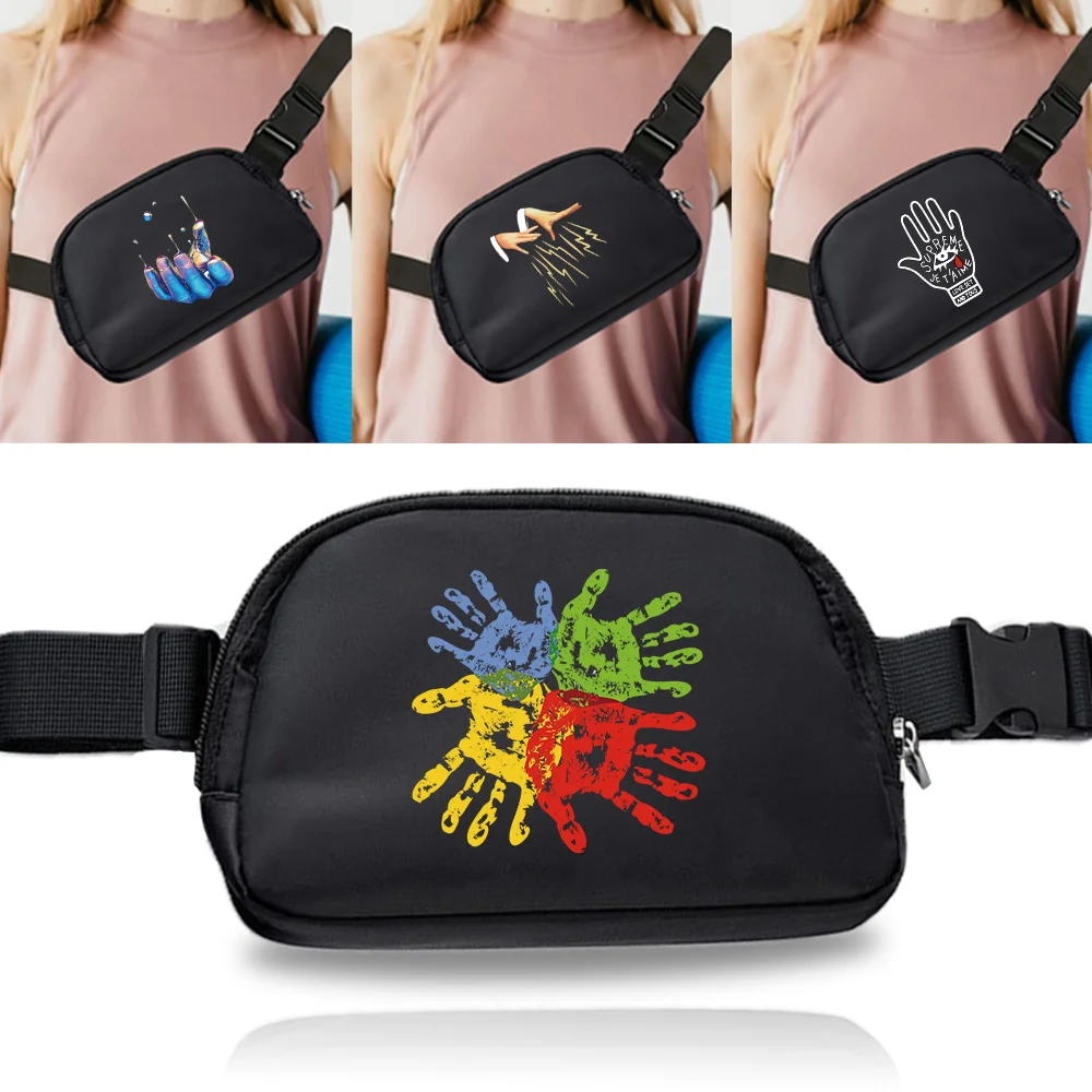 

Simple Joker Ladies Chest Bag Men's Leisure Sports Messenger Bag Large Shoulder Bag