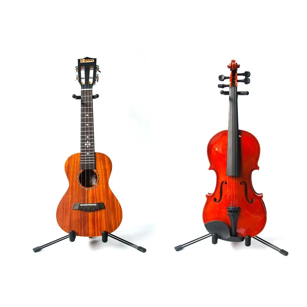 

Folding Bracket Electric Blowpipe Violin Ukulele Adjustable Holder Foldable Solid Iron Rod Musical Instrument Stand