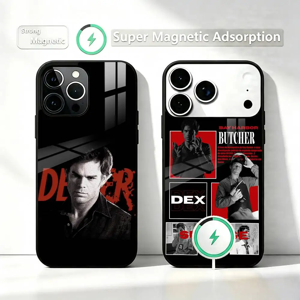 Dexter Morgan  Phone Case For iPhone17,16,15,14,13,12,11 Plus,Pro Compatible with magnetic wireless charging