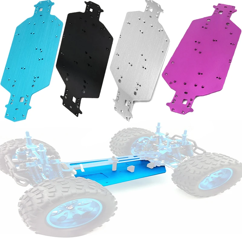 RC Car 04001 Aluminum Alloy Chassis For 1/10 HSP 94107 94170 94118 94111 RC Buggy Monster Truck Upgrade Parts