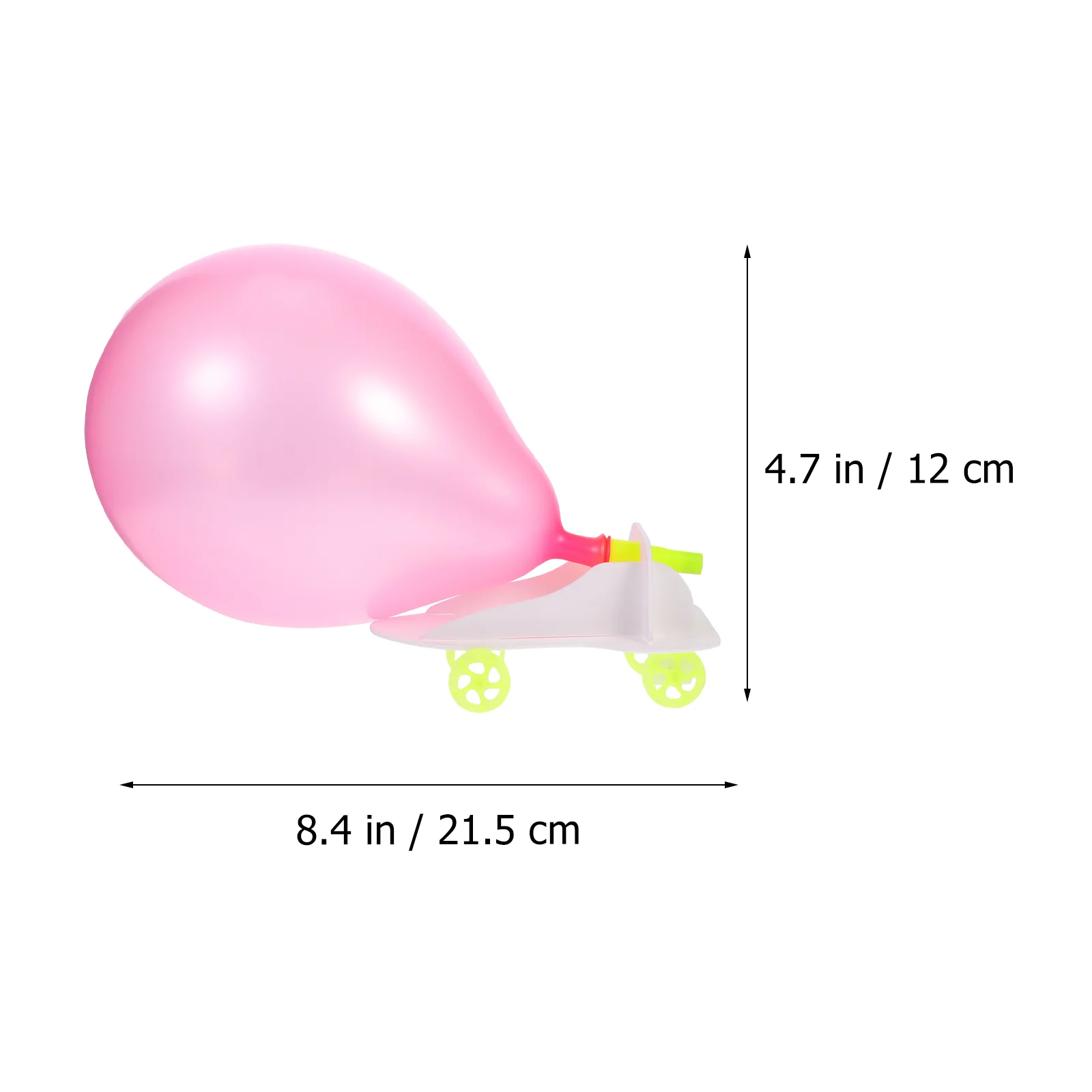 3 buah mainan anak-anak aerodinamis mobil balon Recoil Manual Mtp dll Playthings