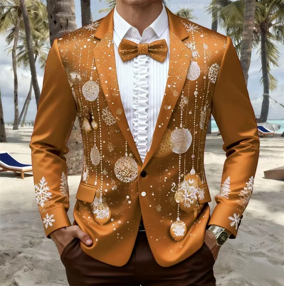 11 لون عيد الميلاد الرجال ملابس عيد الميلاد دعوى التعادل طباعة سهرة قميص زر قميص طويل الأكمام متعة في الهواء الطلق مهرجان السفينة السريعة