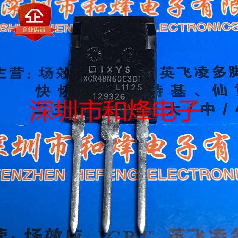 

Original 6PCS/lot IXGR48N60C3D1 TO-247 600V 56A