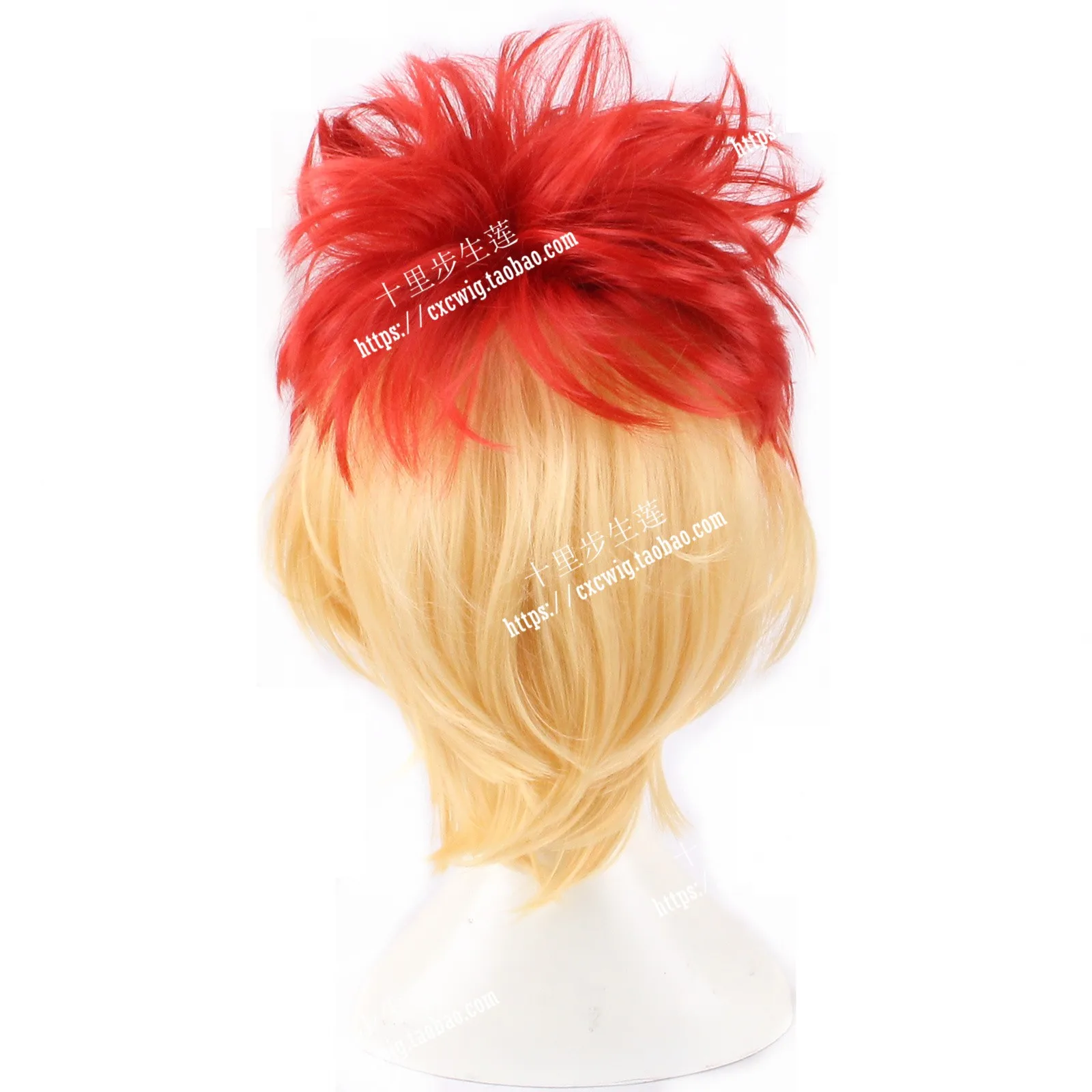 Elemental Anime cosplay Wig Short  Ember Wade Wig Synthetic Hair Halloween Party Costume Wigs + Free Wig Cap