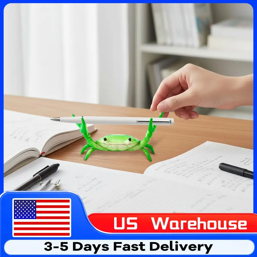 

Portable Novelty Funny Crab Pen Holder Cute Crab Stationery Organizer for Back To School Graduation Gift Office Home