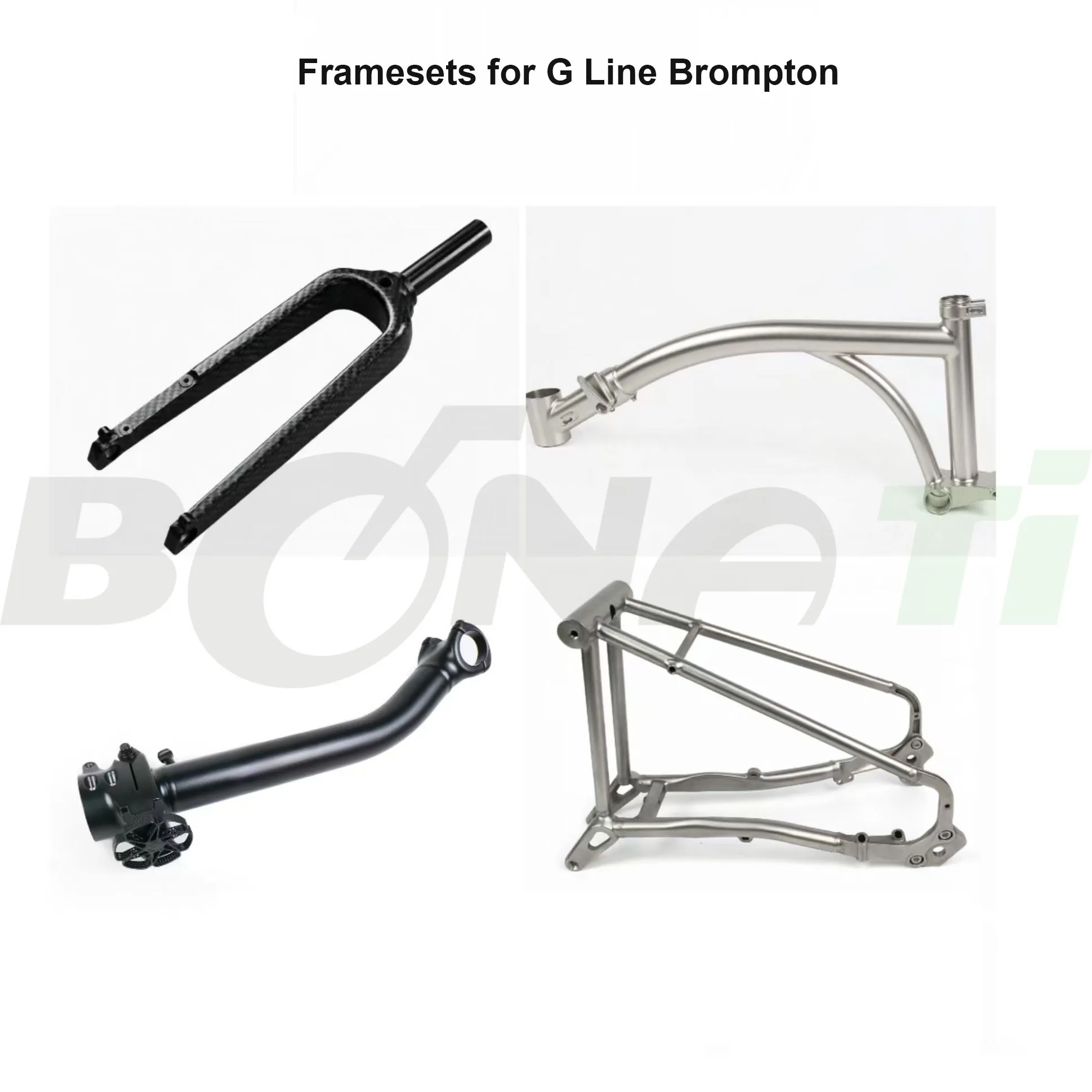 Titanium And Carbon Fiber Bicycle Framesets for Brompton G Line Folding Bike