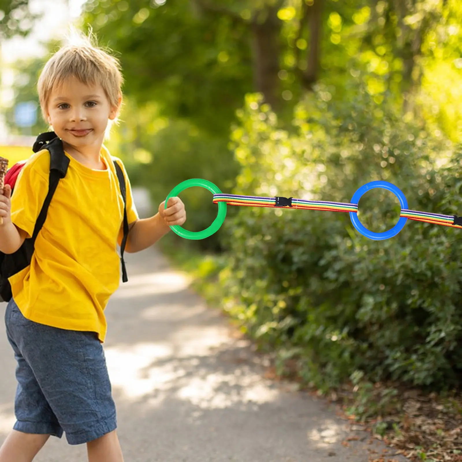 

6 шт. Детские страховочные поводки для дошкольников, мягкие, легкие, регулируемые, для безопасной ходьбы малышей