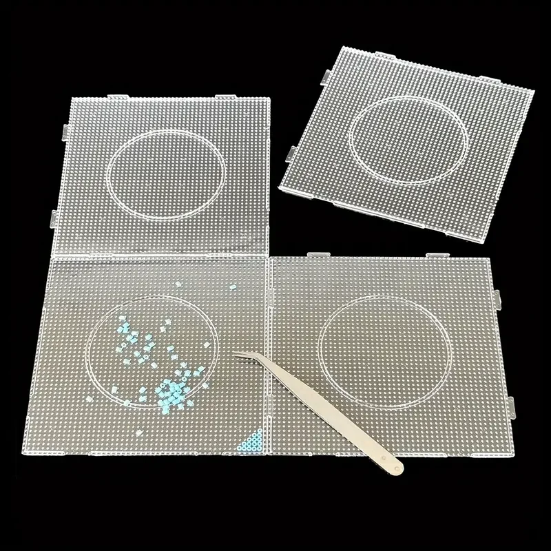 2.6mmミニメルトビーズスモールテンプレートセット |   ピクセルアートパズルハマビーズ教育玩具用DIYジュエリー製作ペグボード