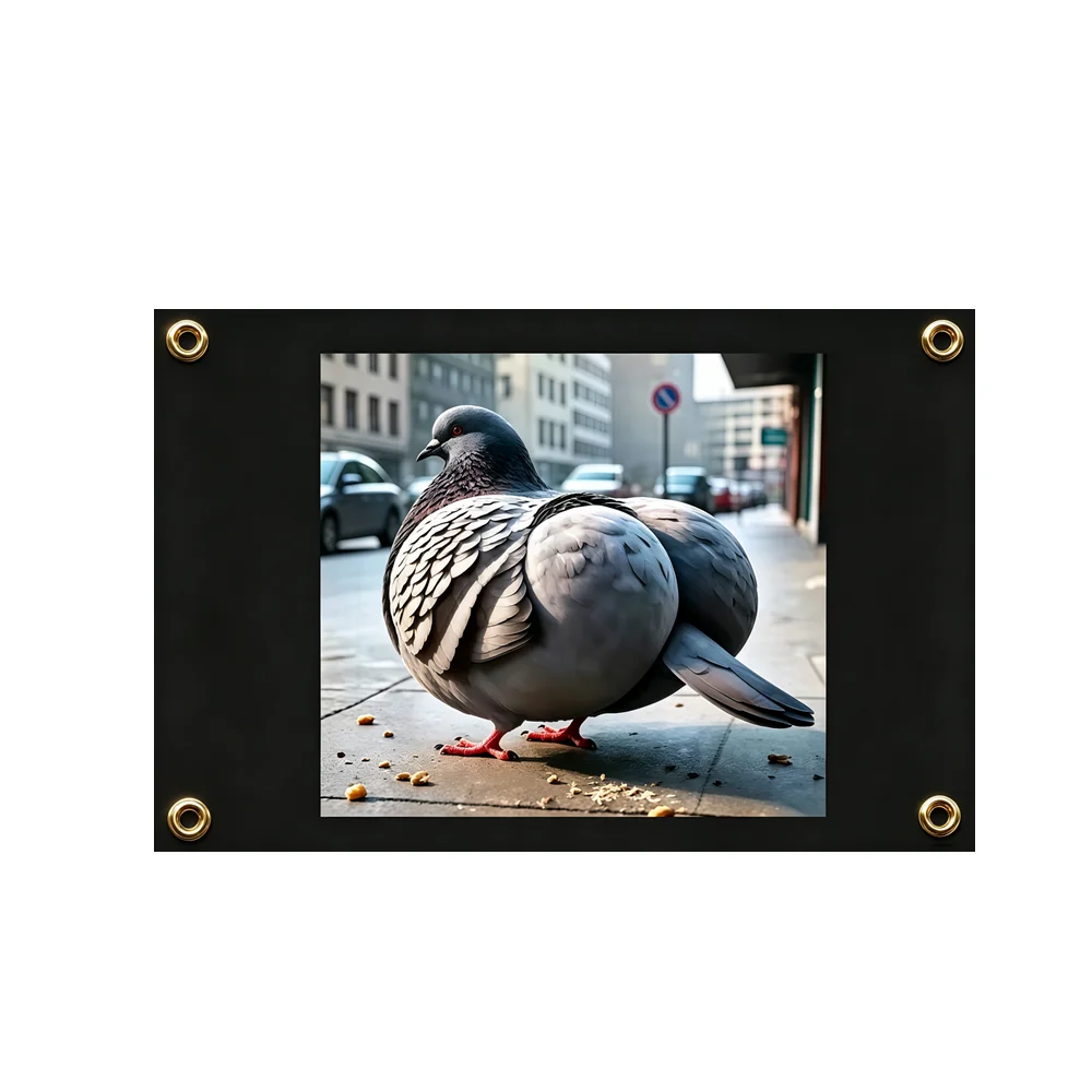 Funny Fat Pigeon Street Animal Tapestry Flag 2x3ft 3x5ft Polyester Printed Banner For Bedroom Indoor Outdoor Wall Hanging Decor