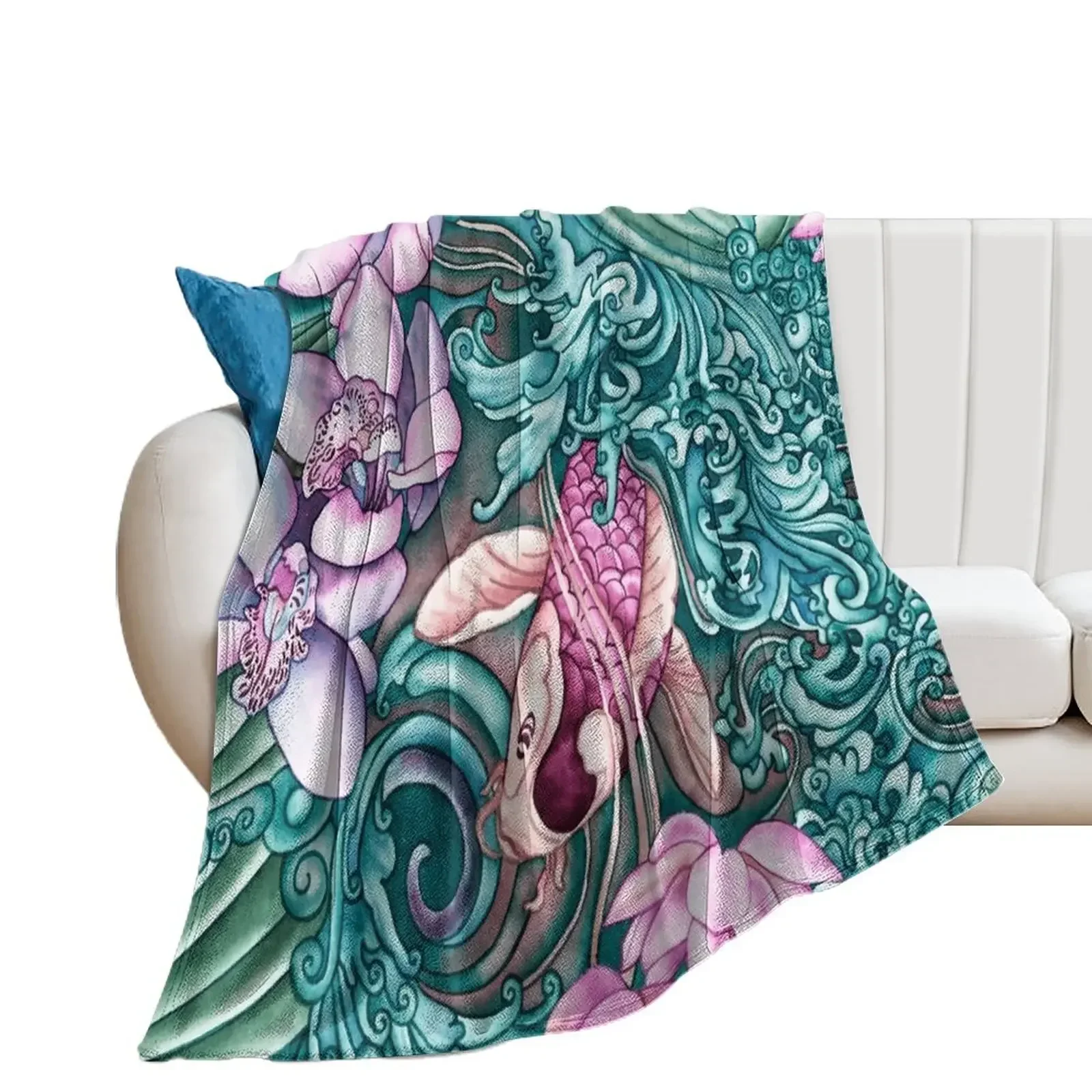 Splash! Throw Blanket Decorative Beds Soft Plush Plaid Blankets For Sofas Beautifuls Blankets