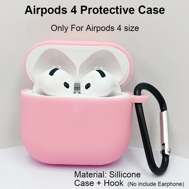Case For Airpods 4 Protective Case For Airpods 4 Cover Case For Airpods4 Silicone Case For airpods4 TPU Case For Apple Airpods4