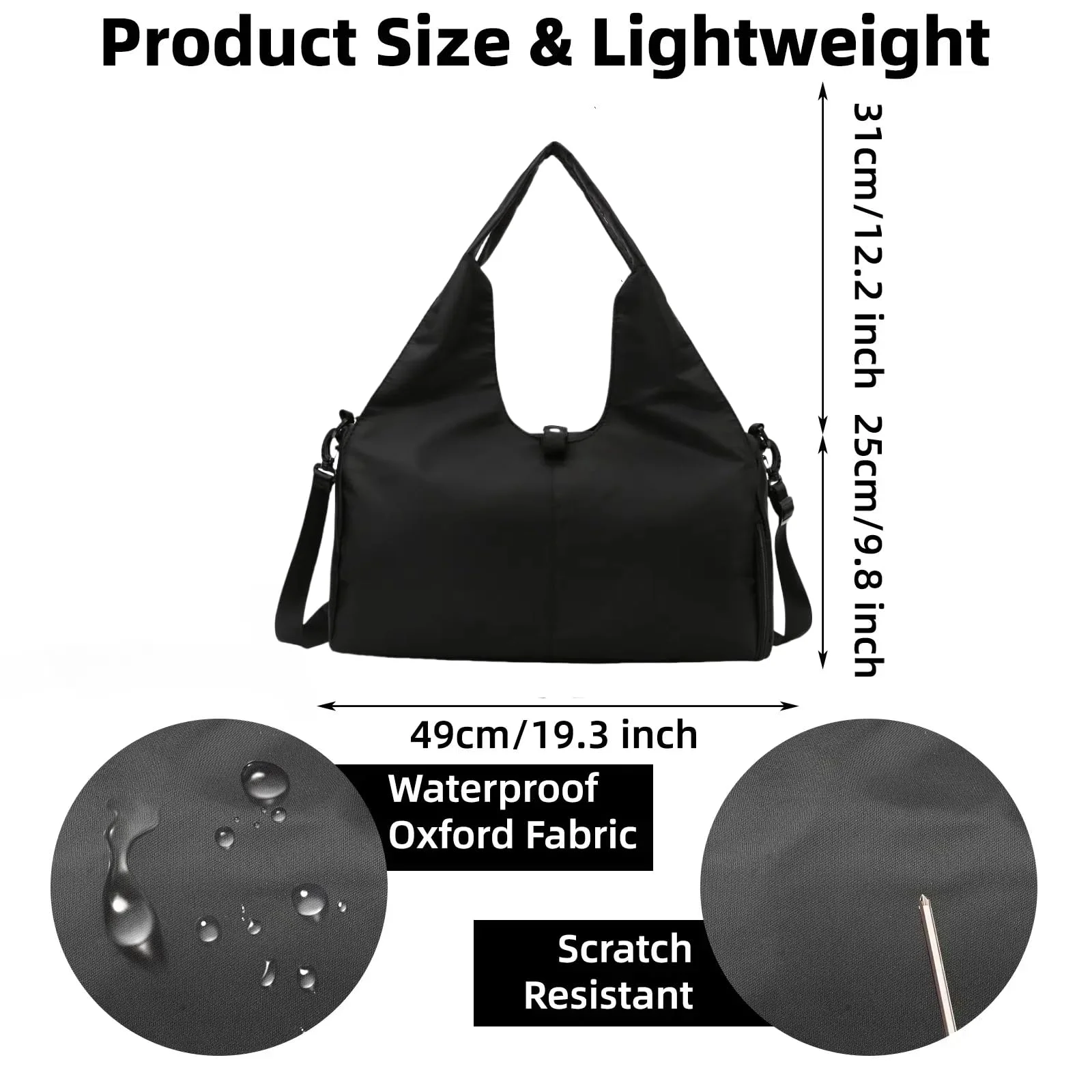 Luxury Yoga Mat Bag Gym Fitness Handbags for Women Men Training Sac De Large Capacity Sport Travel Gymtas Nylon Outdoor Sports image 3
