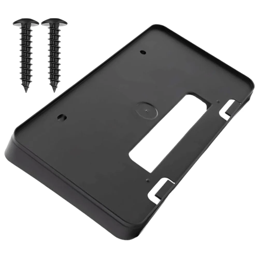 1 conjunto de suporte de placa de licença preto em ABS 5211402100, 52114-02100 para Toyota Corolla CE/L/LE/LE Eco/XLE 2017-2019