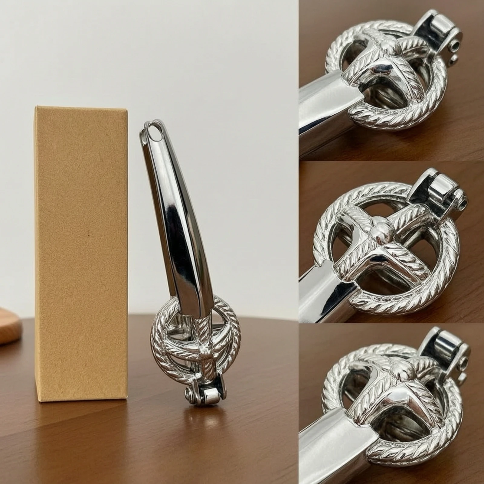 Chestnut Clamp Heavy Duty Chestnut Opener Nut Opener with Handle Sturdy Nutcracker Tool Easy to Use for Home Cooks, Kitchen