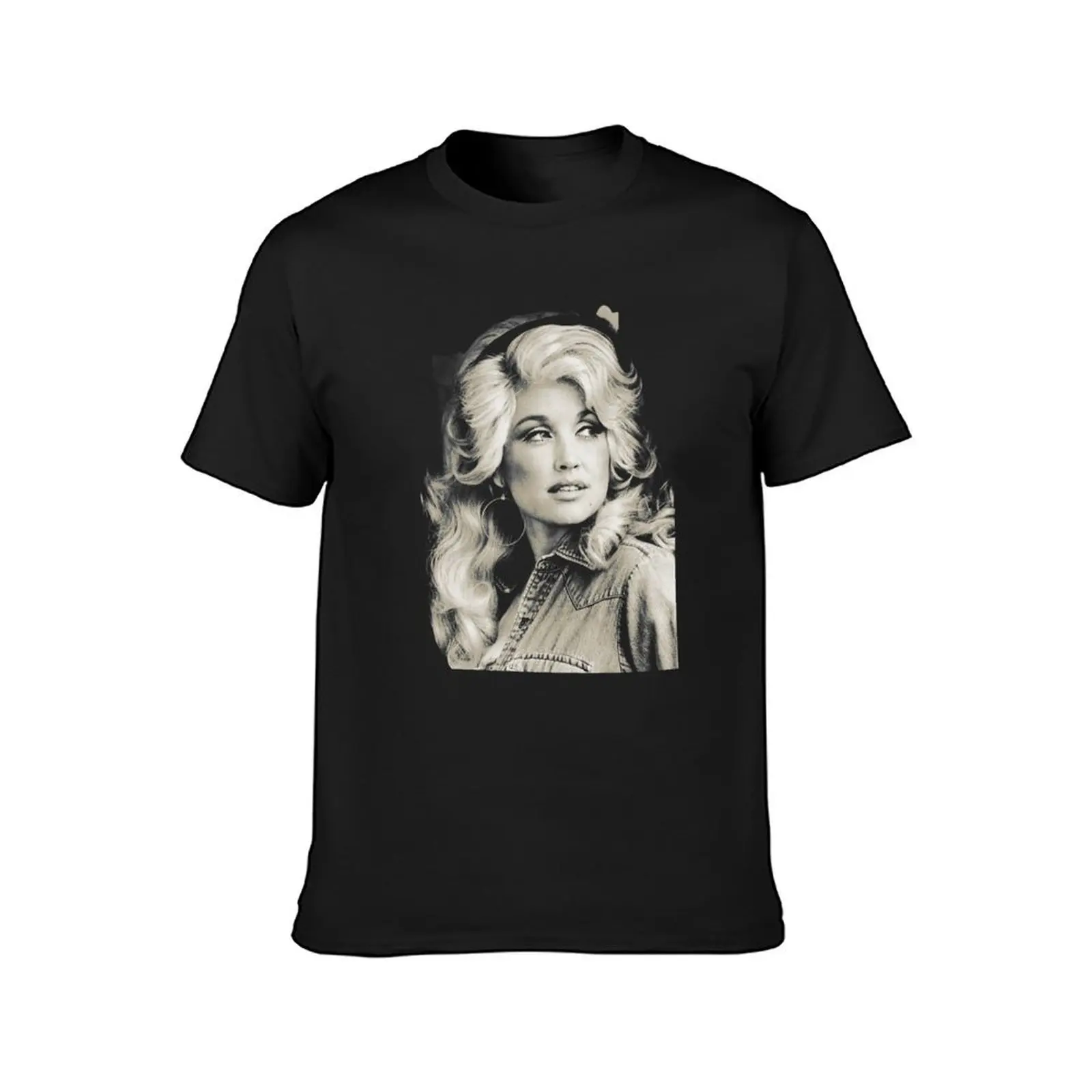 Dolly Parton Dissolved Vintage T-Shirt blue lock oversized graphic tee anime funny t shirts men