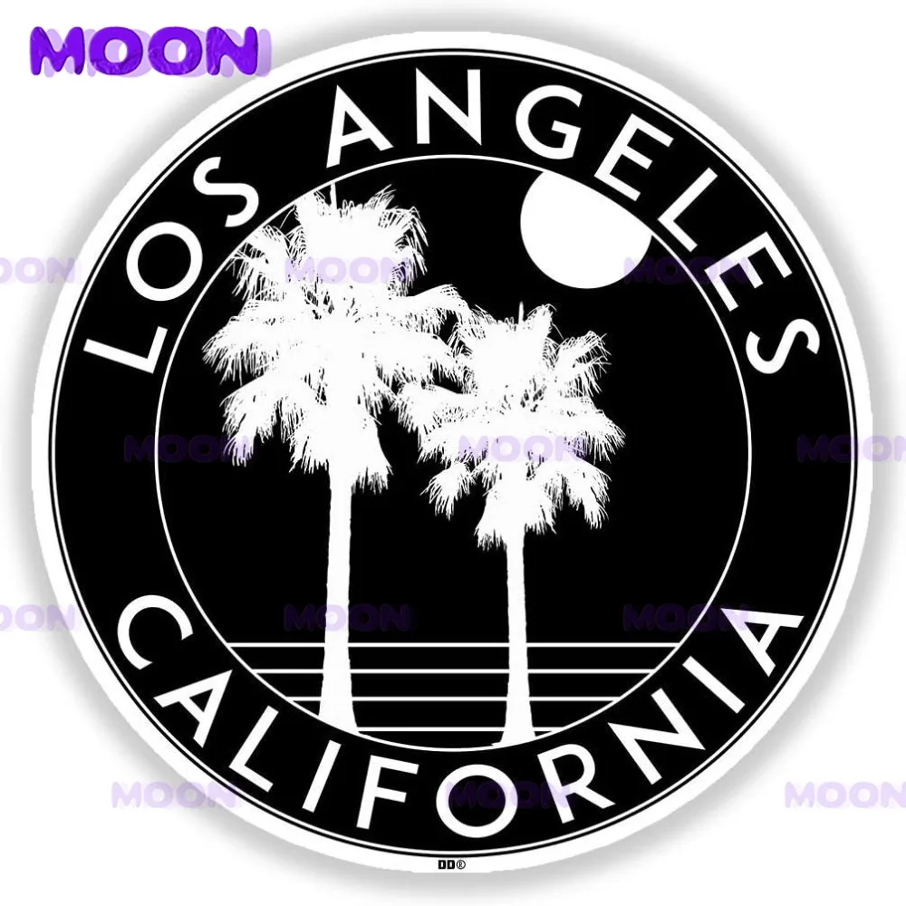 Los Angeles California Decals Are Suitable for Car Bumpers, Luggage Compartments, Waterproof and Sun Proof Vinyl Car Stickers