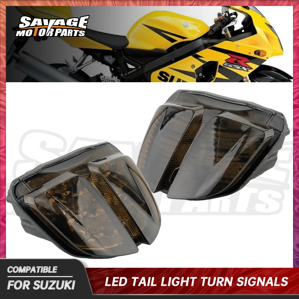 LED Tail Light Turn Signals For SUZUKI GSXR600 GSXR750 2006 2007 Motorcycle Brake Taillight Integrated Parts Lamp GSXR 600 750