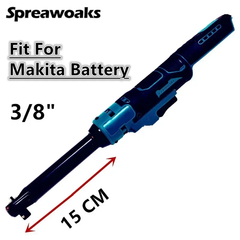 전기 래칫 렌치 업그레이드 확장 헤드 제거 나사 너트, 마키타 18V 배터리용 무선 드라이버 전동 공구, 220N.m, 3/8 인치