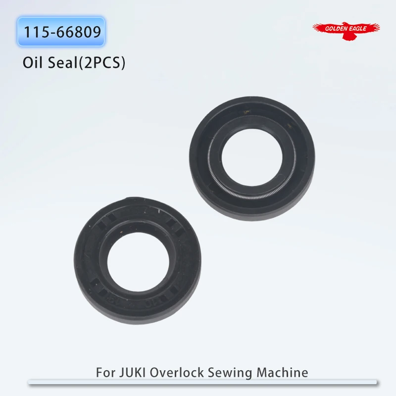 

2PCS 115-66809 Rubber Oil Seal Fit JUKI MO-2500,MO-3604,3616,MOC-3904,3914,MO-6700 Industrial Overlock Sewing Machine Parts