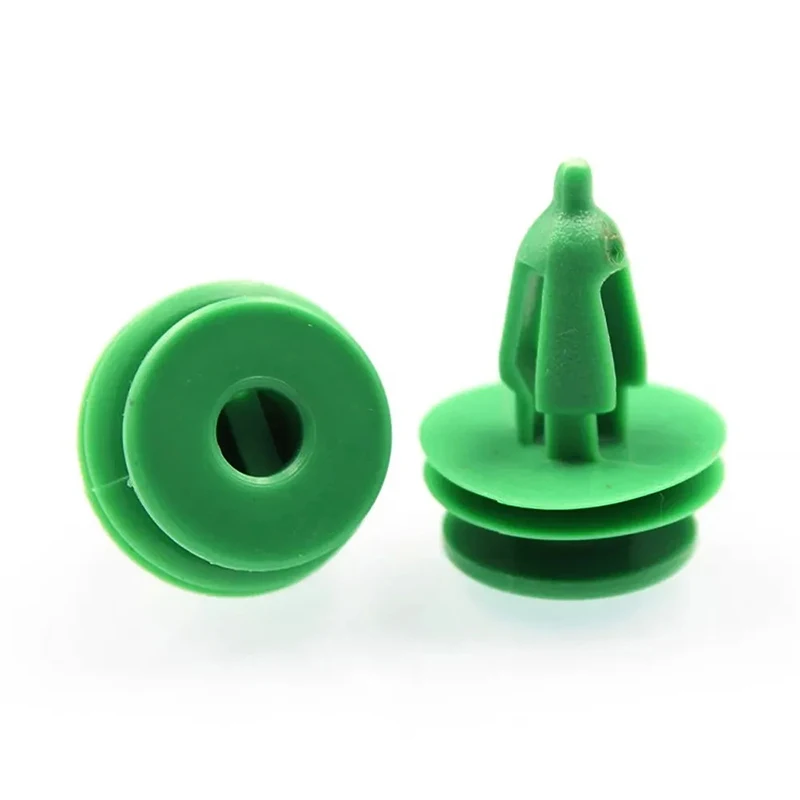 50Pcs Car Door Panel Trim Fasteners Clip Plastic Green Clips 6503204 for Chrysler WJ For Jeep Grand Cherokee Auto Fastener Clips