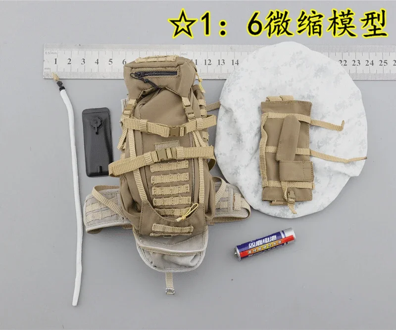 

SS109 1/6Scale US Navy Special Warfare NSW Marksman Backpack&Cover Model for12''