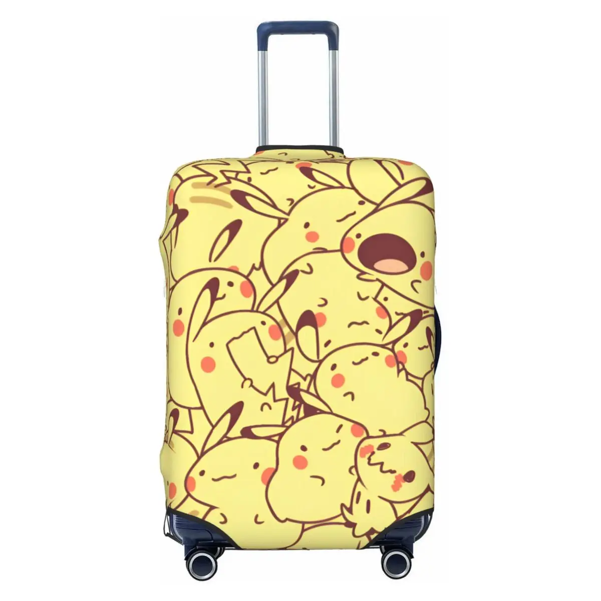 

Custom B-Bikachues-Anime Harajuku Cartoon Luggage Cover Cute Hot Suitcase Protector Covers Suit For 18-32 inch