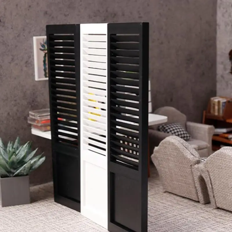 CORB Detailed 1/12 Scale Shutter Mini Blinds For Dolls House Furniture Window