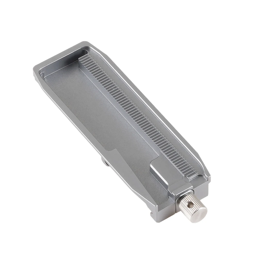 BGNing Metall-Schnellwechselplatte für DJI RS 4 Mini, kompatibel mit Arca-Swiss-Montageplatten, Kamerakäfigen und L-Platten, verstellbar – Detail 12
