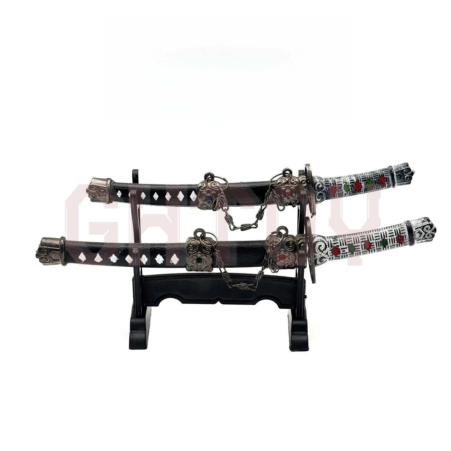 

Set of Antique Decorative Swords Scabbards Curved Sword with Blunt Edge Desktop Display Ornaments Collection Birthday Gift Boys
