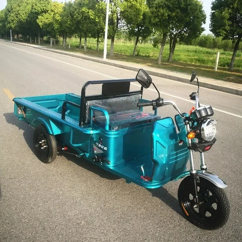 Electric Tricycle Freight Load Trolley Battery Car Large Agricultural Stall Express Truck