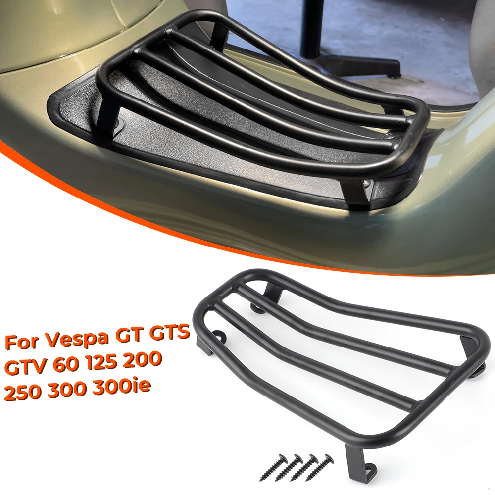 Rear Luggage Rack Support For Vespa GT GTS GTV 60 125 200 250 300 300ie Foot Pedal Luggage Bracket Holder Motorcycle Accessorie