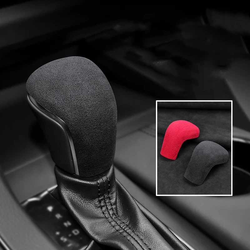 Sheath Shell Suede Gear Stick Shift Shifter Cover for Toyota Camry,Avalon 2019 2020 2021 2022 2023 2024