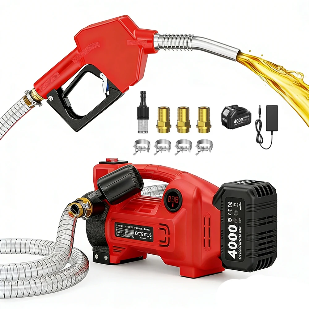 

Насос для перекачки дизельного топлива TaskStar, беспроводной, электрический, с автоматическим отключением, 460 Вт, 12 галлонов/мин, для аккумулятора Makita 18В