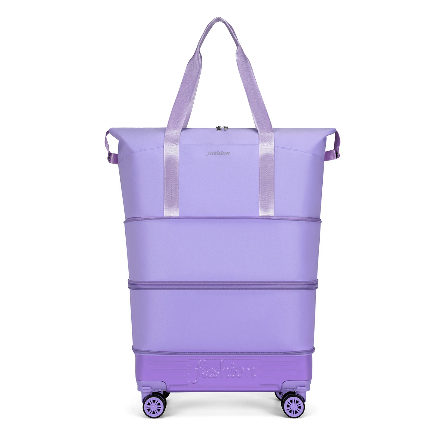 Universelle Reisetasche mit Rollen, geräumige Tasche für Damen, faltbare Trolley-Tasche, Einkaufstasche für Studenten. – Detail 10