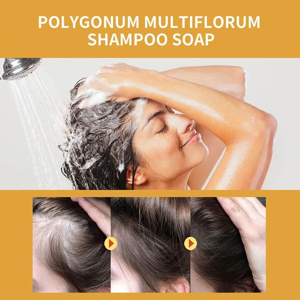 Zenzero Polygonum sapone Shampoo sapone pianta pura organico fatto a mano crescita fredda saponi per capelli trattati Shampoo veloci cura D0p6