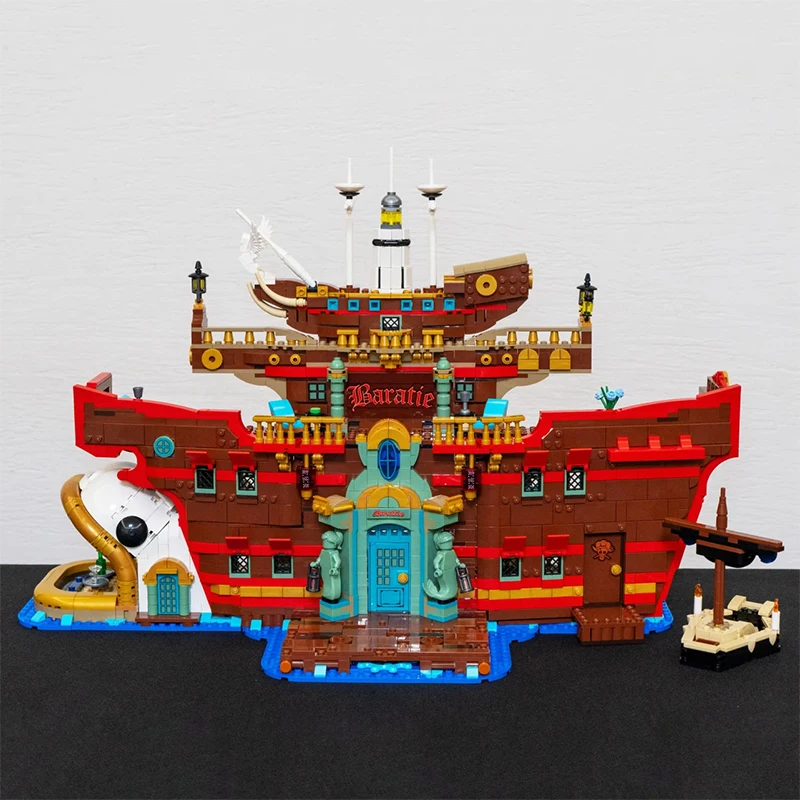 

2025 The Baratie Floating Restaurant Building Blocks Model Pirate Sailing Adventure ship Assembly Bricks Toys Gifts For Kids Boy