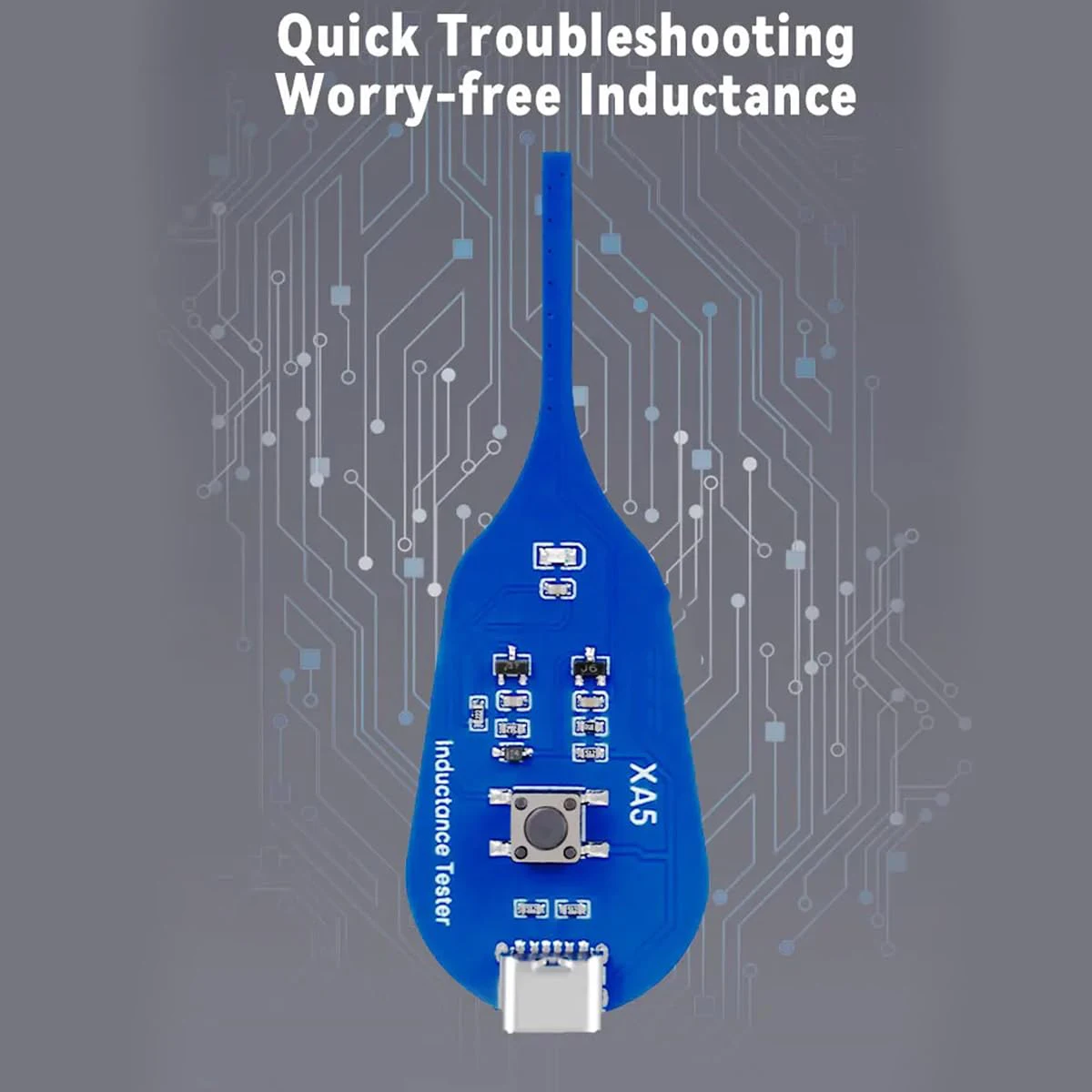 Type-C Powered High Precision Mainboard Coil Testing Tool Fast Inductance Fault Detection Diagnosis Mini Inductor Tester - view 5