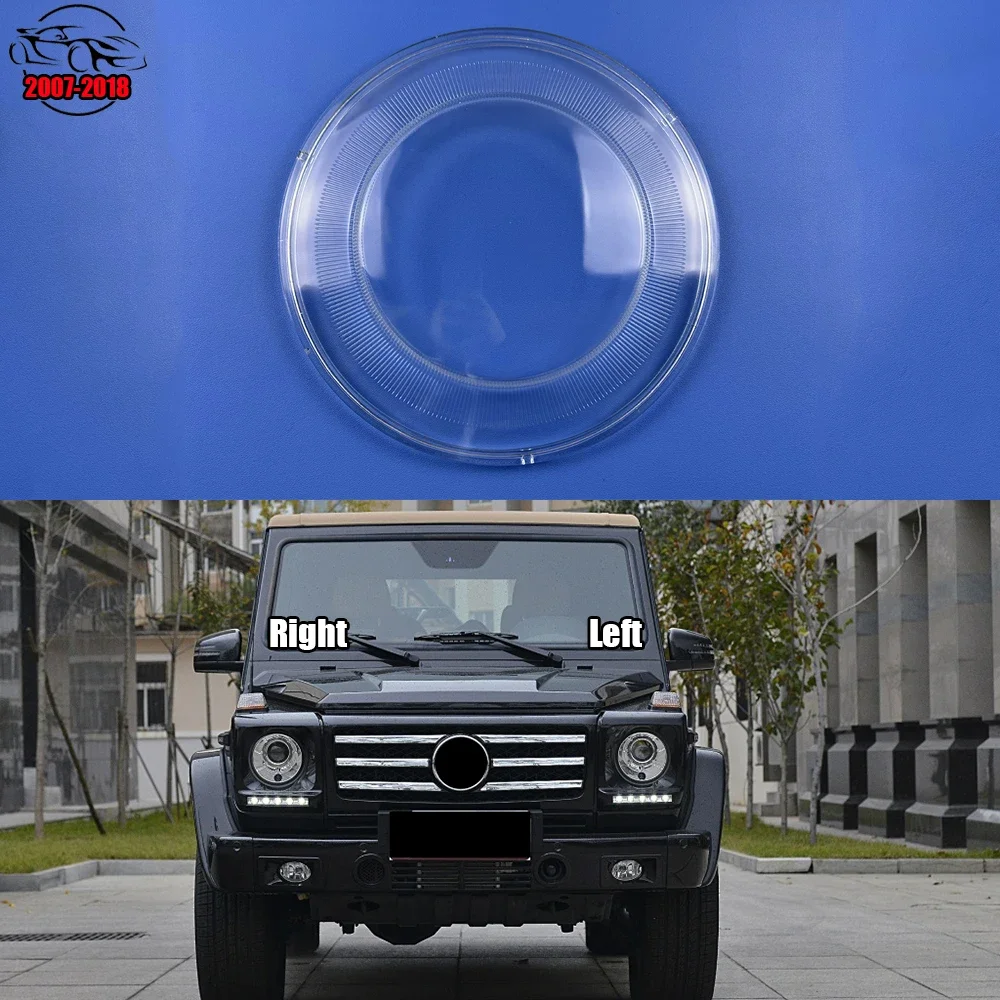 

For Mercedes-Benz G-Class W463 2007-2018 Headlamp Cover Headlight Shell Lens Plexiglass Replace Original Lampshade
