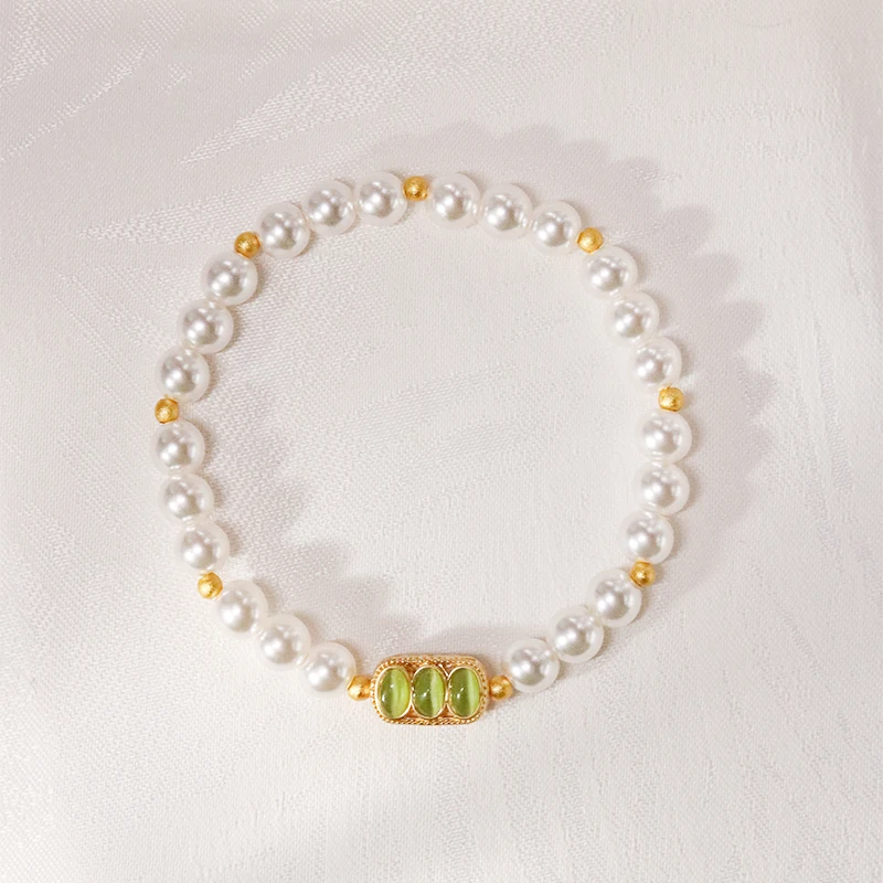 

Four season bean pearl bracelet bracelet bracelet, new Chinese style jewelry