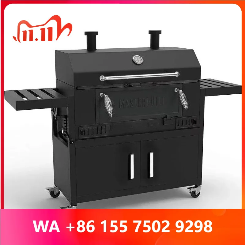 Heay Classic Grill 36 Inch Outdoor Charcoal Grill Rust Resnt Sturdy For Backyard Camping Picnic BBQ Party & Gathering