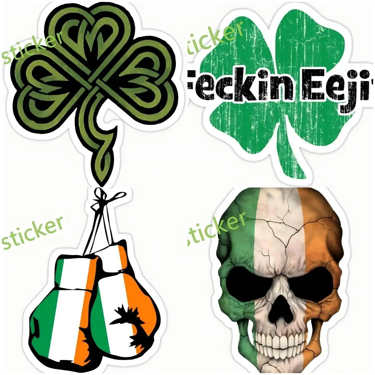 

Ireland Vinyl Car-sticker And Decals Cover Scratches Bumper Window Laptop Bodywork Reflective Sunscreen Fashion Decoration