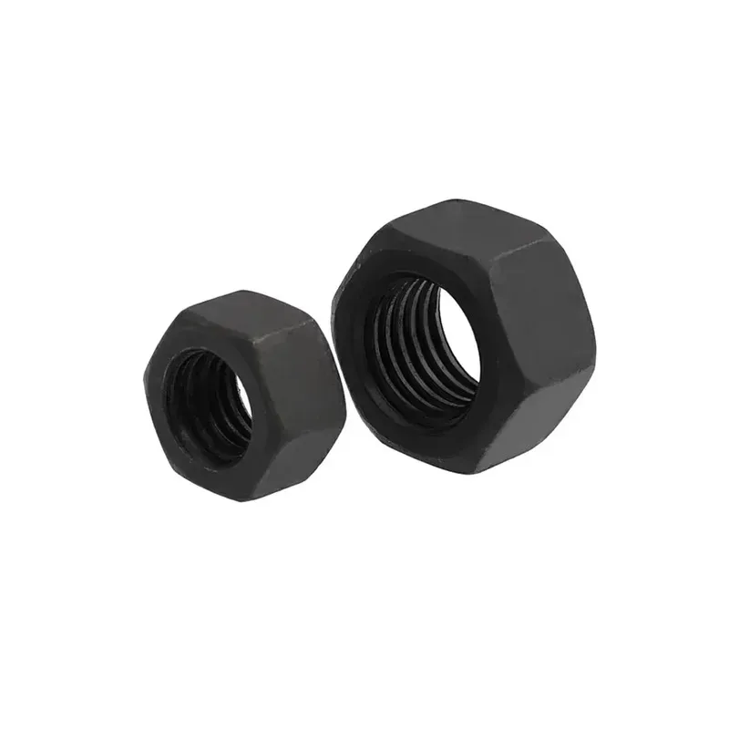 Black Alloy Steel Hex Lock Nut Grade 12.9 Fine Thread M8 M10 M12 M16 M27 6