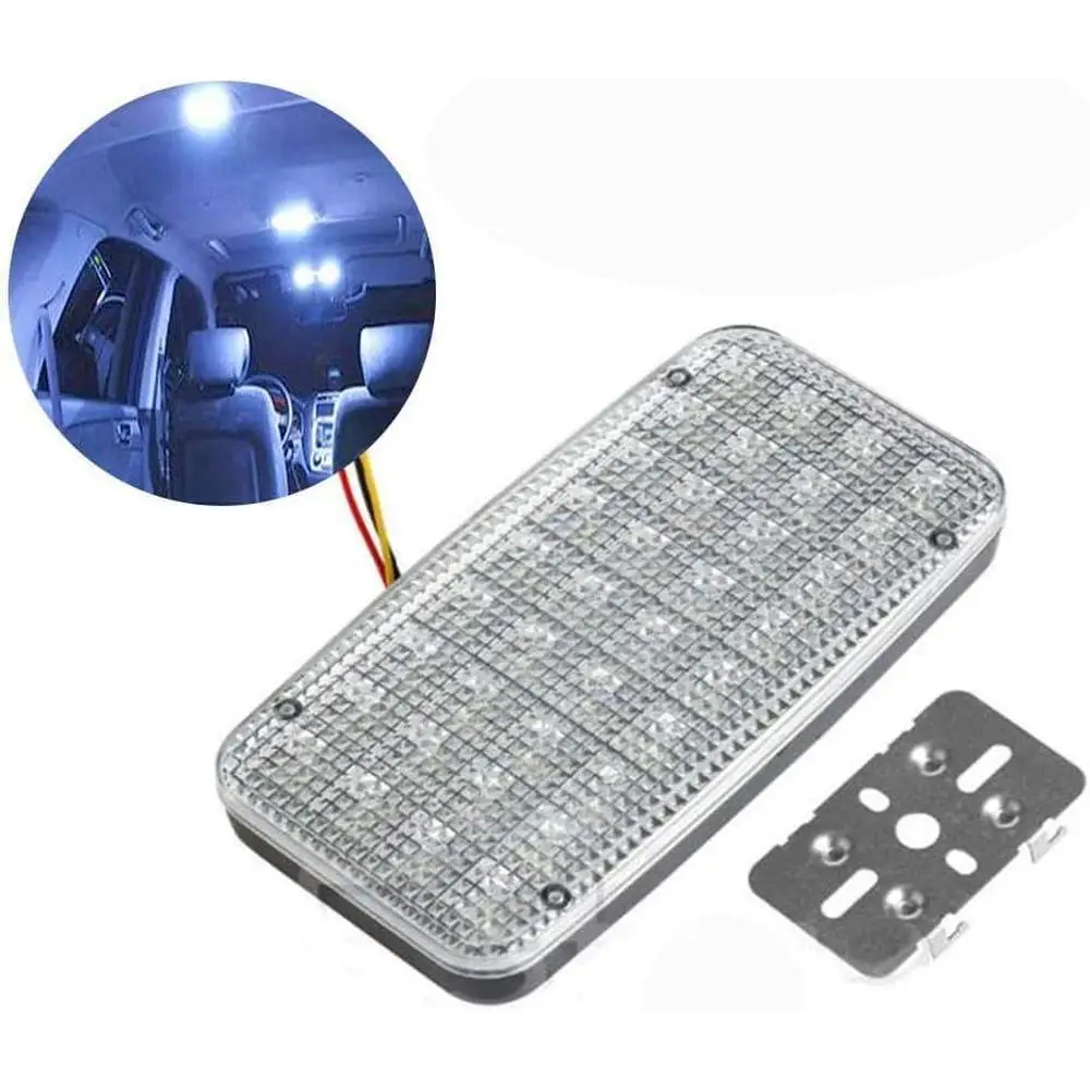 

12 В автомобильный потолочный светильник для внутреннего освещения, купольный светильник для чтения, белый для дома на колесах, грузовиков, караванов, автобусов, лодок