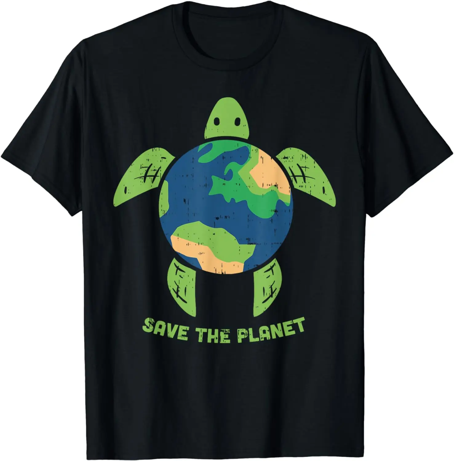 Funny Self Mocking Tee Save The Planet Earth Day Environment Turtle Recycle Ocean TShirt Men Clothing Custom Printed Streetwear