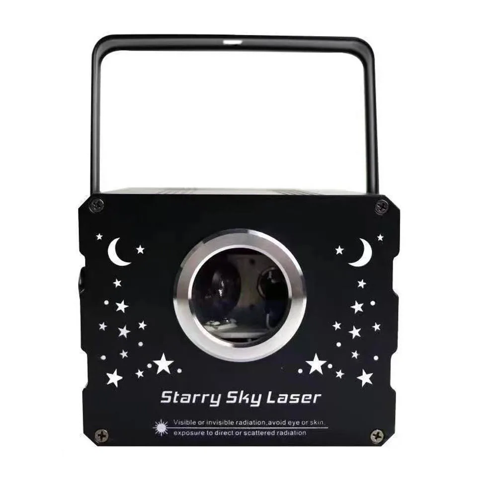 DJ Disco Party Light Starlit Sky Mini Laser Light DMX Control Starry Sky Laser Light Sound Activated Stage Light Holiday Decor