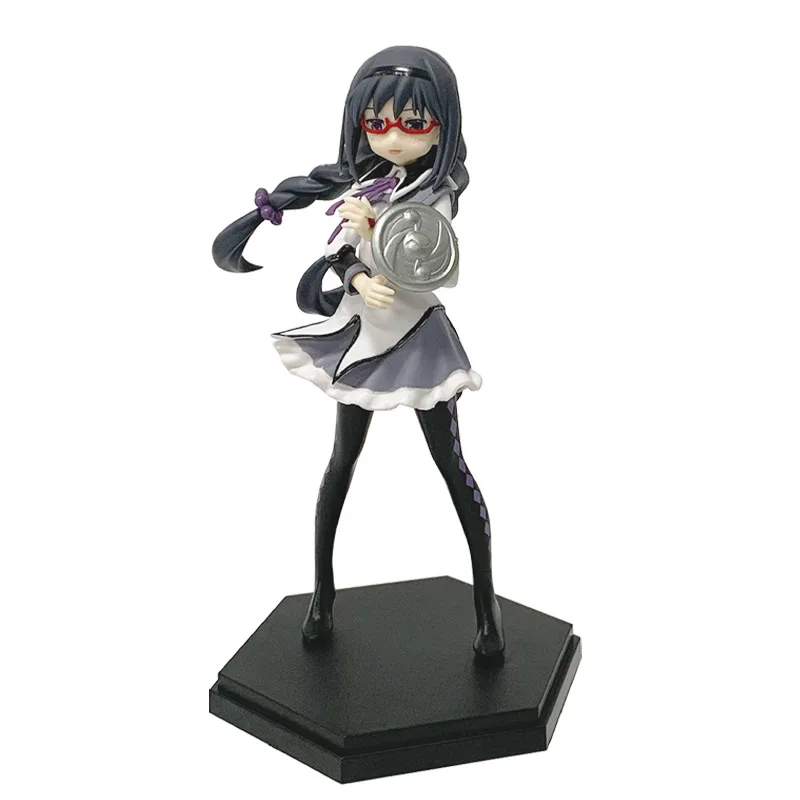 Madoka mágico akemi homura anime pvc modelo presente de aniversário acessórios coleção brinquedos presentes de aniversário