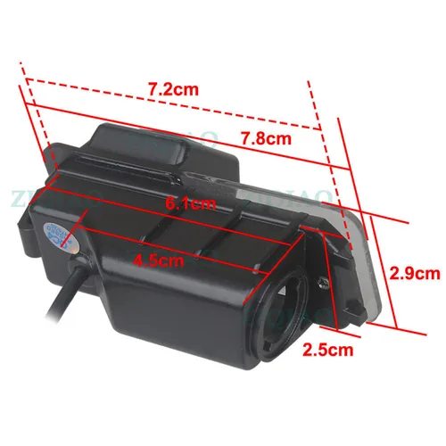 Imagen 2 del producto ZIQIAO para Volkswagen Golf 6 MK6 Polo 6R Passat CC Magotan Bora cámara de visión trasera inversa HD dedicada HS051